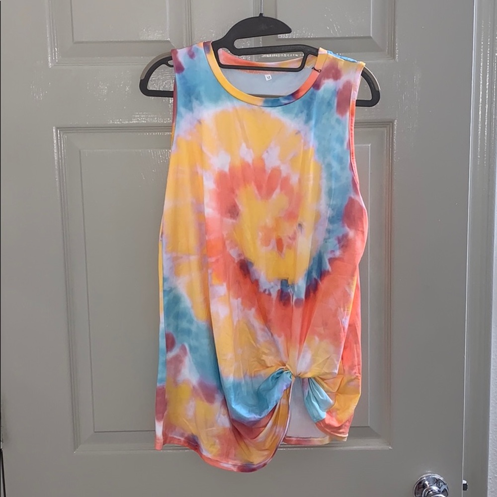 tye dye tank top